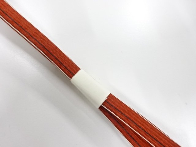  未使用品　正絹　帯留め用　手組三分紐